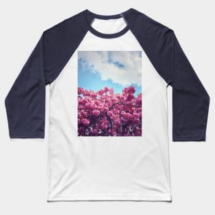 sakura pattern Baseball T-Shirt